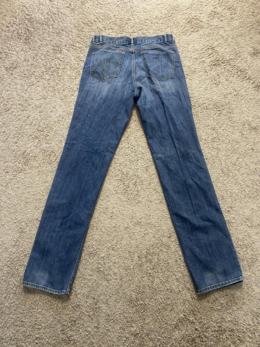 Eddie Bauer Jeans Womens 6 Blue Boyfriend Mid Rise Relaxed Button Fly Denim - Picture 9 of 9